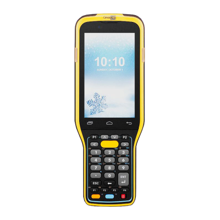 Терминал сбора данных CipherLAB RK95-2M-28K COLD PISTOL (Android 12, NFC, BT/WIFI, двумерный считыватель средней дальности - Zebra SE4750MR, GMS в комплекте с пистолетной рукоятью, кабелем SNAP-ON и БП)